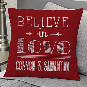 Love Quotes Personalized 18 Throw Pillow - 14128-L