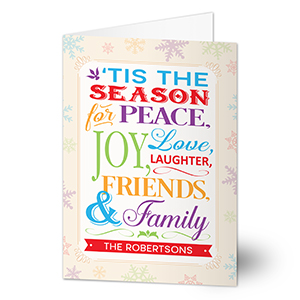 Season For Friends  Family Holiday Card - 14720