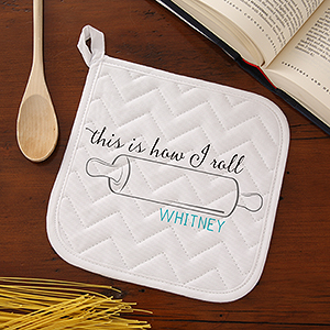 Kitchen Puns Personalized Potholder - 15881-P