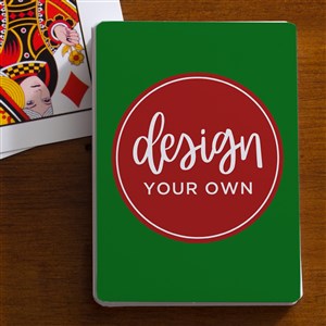 Design Your Own Custom Playing Cards- Green - 16139-GR