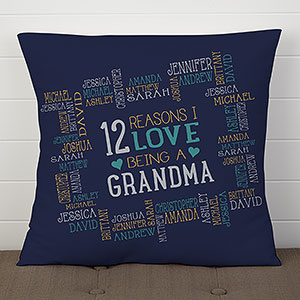 Personalized 18quot; Decorative Pillow - Reasons Why  - 16303-L