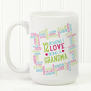 Large Personalized Coffee Mugs for Her - Reasons Why - 16763-L
