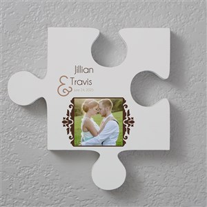 Two Name Personalized Puzzle Piece Wall Décor - 17742