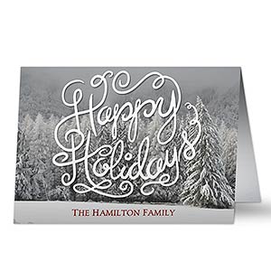 White Christmas Holiday Card - 17997