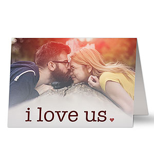 I Love Us Photo Greeting Card - 20454