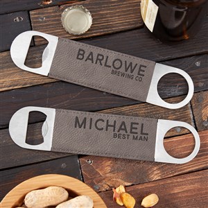 Bold Style Personalized Bottle Opener - 22388