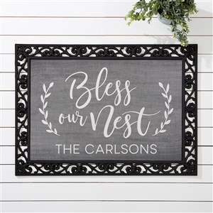 Bless Our Nest Personalized 18x27 Doormat - 23576