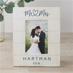 Infinite Love Personalized Wedding Shiplap Picture Frame- 4x6 Vertical - 24003-4x6V