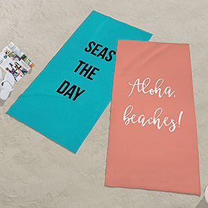 Expressions Personalized 30x60 Beach Towel - 24160
