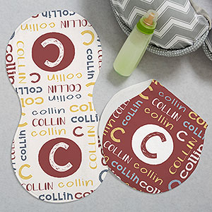 Youthful Name For Him Personalized Burp Cloths - Set of 2 - 24495