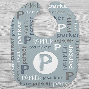 Youthful Name For Him Personalized Infant Bib - 24496-B