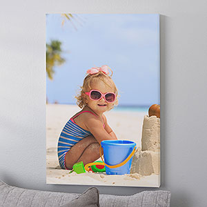 Vacation Photo Memories Canvas Print - 12 x 18 - 24983-S