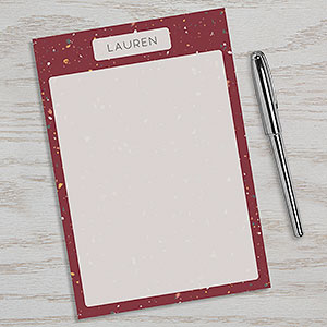 Terrazzo Personalized Notepad - 25604