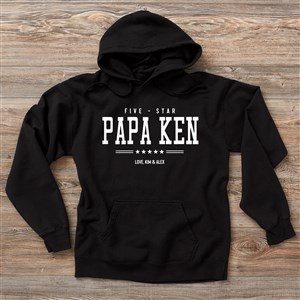 Five Star Grandpa Personalized Hanes® ComfortWash™ Hoodie - 26601-CWHS