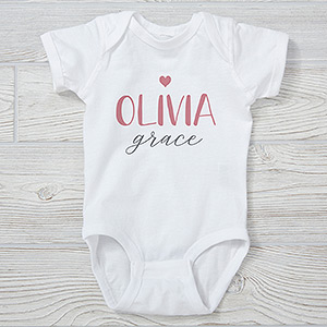 Loving Name Personalized Baby Bodysuit - 28484-CBB