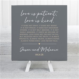 Love Is Patient Personalized Canvas Print -8x 8 - 28742-8x8