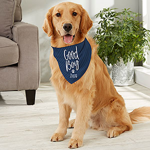 Good Boy Personalized Dog Bandana - Large - 29293-L