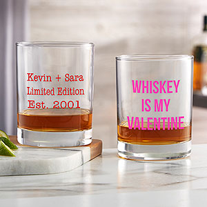 Sweet Drinks Personalized Printed Whiskey Glass - 29403