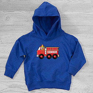 Jr. Firefighter Personalized Toddler Hooded Sweatshirt - 29417-CTHS