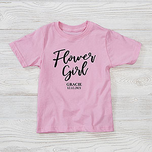 Classic Elegance Flower Girl Personalized Toddler T-Shirt - 30321-TT