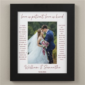 Love Is Patient Personalized Vertical Matted Frame 8x10 - 31316V-8x10