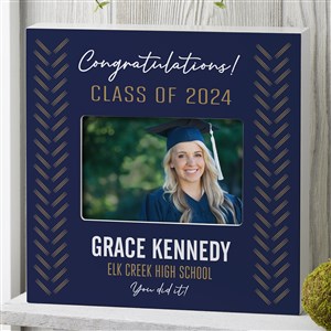 All About The Grad Personalized Frame- 4x6 Horizontal Box - 31370-BH