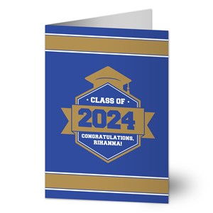 Class Of Personalized Graduation Greeting Card- Signature - 32347