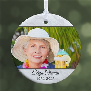 Photo Memorial Personalized Photo Ornament- 2.85 Glossy - 1 Sided - 32701-1S