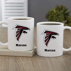 NFL Atlanta Falcons Personalized Coffee Mug 11 oz.- White - 32936-S