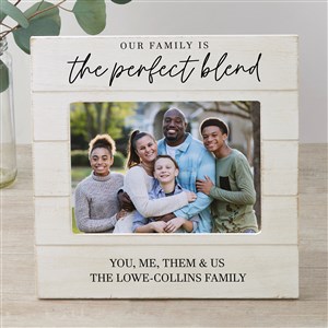 The Perfect Blend Personalized Shiplap Frame- 5x7 Horizontal - 35837-5x7H