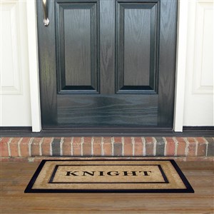 Personalized Single Rubber Frame Coir Doormat - 22x36 - 37021D-S