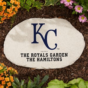 MLB Kansas City Royals Personalized Round Garden Stone - 37537