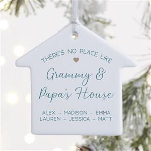 No Place Like Personalized Grandparents  House Ornament- 3.25 Glossy - 1 Sided - 37569-1