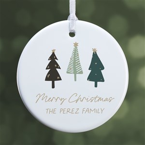 Christmas Aspen Personalized Ornament- 2.85 Glossy - 1 Sided - 37654-1