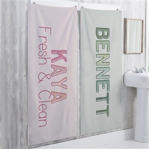 Ombre Name Personalized 30x60 Bath Towel - 37720-S