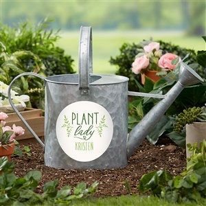 Plant Lady Personalized Galvanized Watering Can - 37812