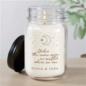 Under The Same Moon Personalized Farmhouse Candle Jar - 38044