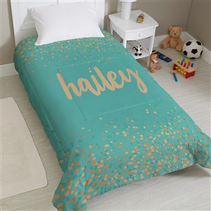Sparkling Name Personalized Comforter - Twin 68x88 - 38712D-T