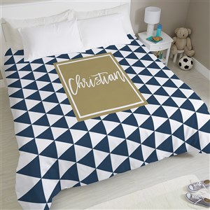 Pattern Play Personalized Duvet Cover - King 104x88 - 38737D-K