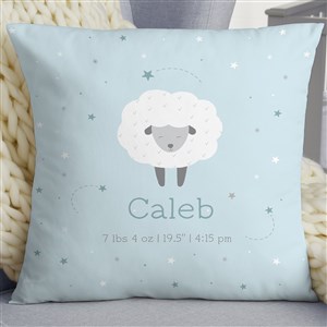 Baby Sheep Personalized 18 Throw Pillow - 39330-L
