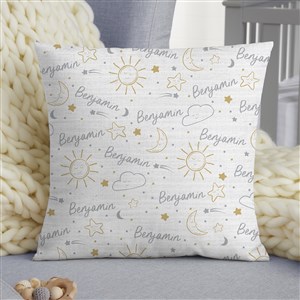 Baby Celestial Personalized 14 Throw Pillow - 39708-S