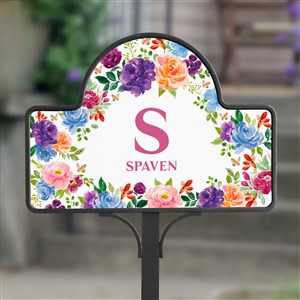Blooming Blossoms Personalized Magnetic Garden Sign - 40084