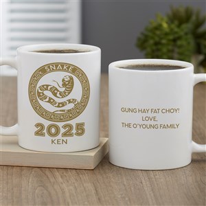 Lunar New Year Personalized Coffee Mug 11 oz.- White - 40439-W