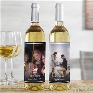 Photo Message Wine Bottle Label - 41121