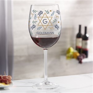 Spirit of Passover Personalized Red Wine Glass - 42145-R
