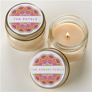 Diwali Personalized Mason Jar Candle - 43168