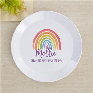 Watercolor Brights Personalized Kids Plates - 44616-P