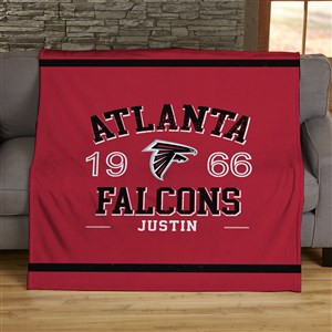 NFL Established Atlanta Falcons Personalized 50x60 Plush Fleece Blanket - 45187-F