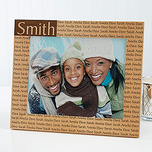 Family is Forever Personalized Picture Frame- 8 x 10 - 4523-L