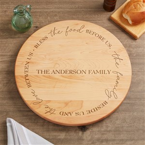 Bless the Food Before Us 15quot; Personalized Lazy Susan - 45603